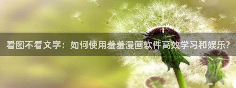 omofun官方版网页：看图不看文字：如何使用羞羞漫画软件高效学习和娱乐?